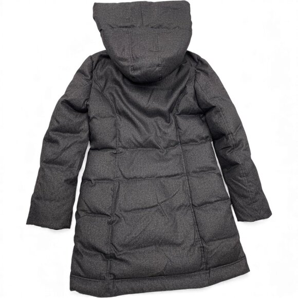 Oli Montreal Hooded Black Down Winter Coat Jacket Parka Women's Medium - Picture 2 of 12